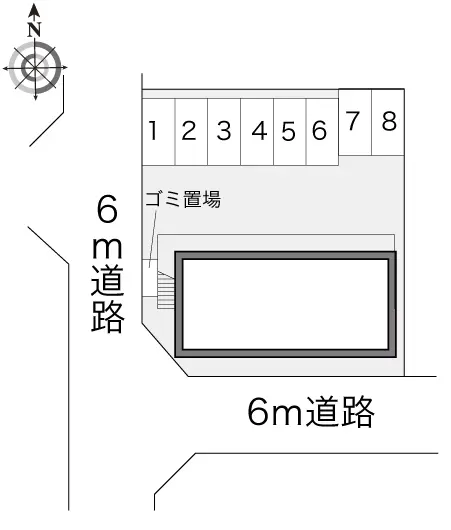 ★手数料０円★東大和市向原　月極駐車場（LP）